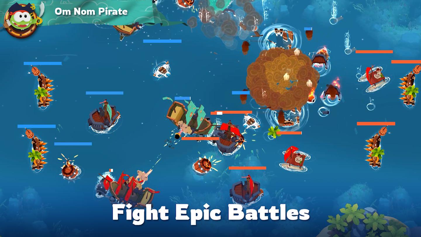 海盗部族游戏下载安装(Om Nom Pirates Clans) v0.3.1 安卓版