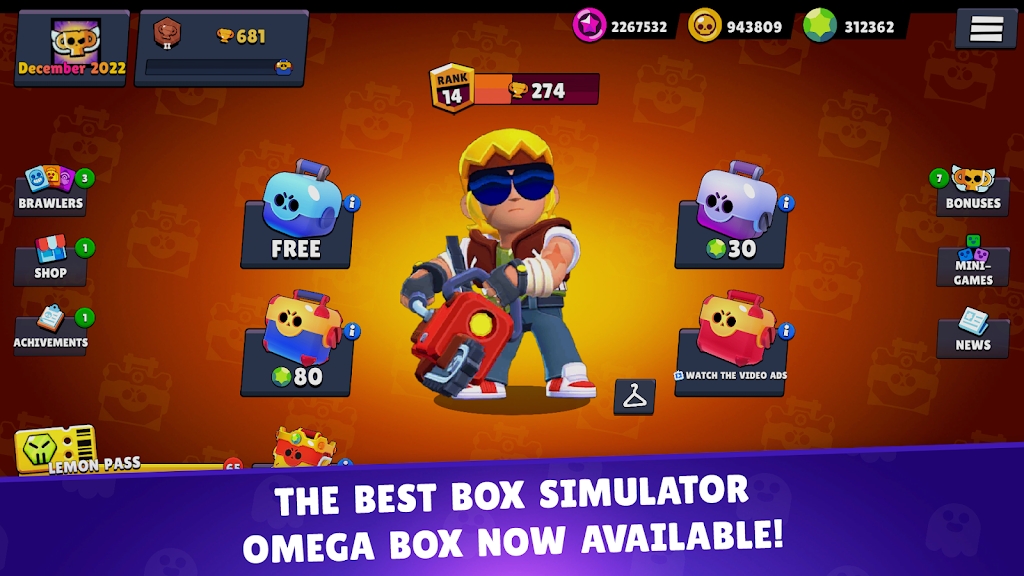 荒野乱斗开箱模拟器Lemon Box v6.1.0.3 安卓版