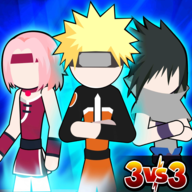 火柴人忍者3v3对战mod版(Stick Ninja 3v3) v5.5 安卓版