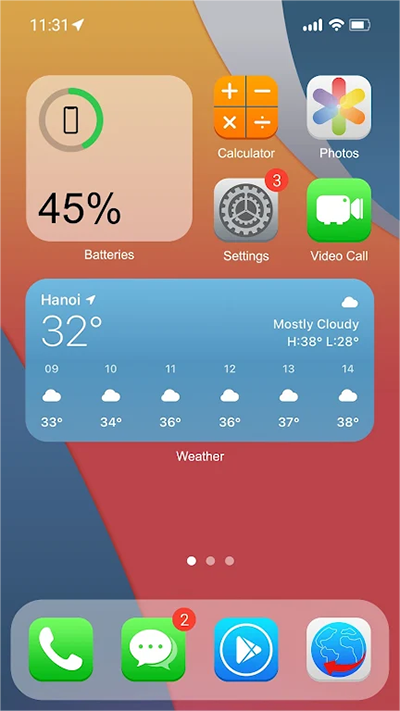 主题狗下载安卓仿苹果软件最新版(HiPhone Launcher) v9.8.5 官方版