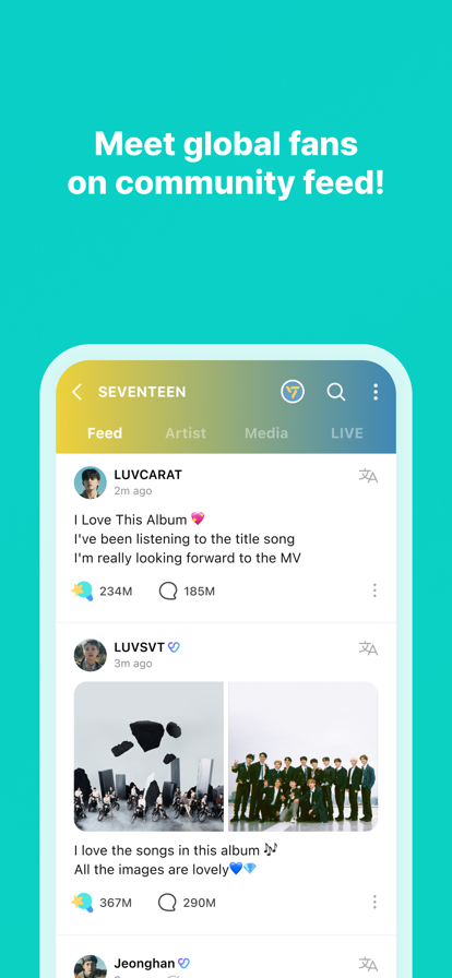 weverse最新版本2025下载 v3.6.1 安卓版