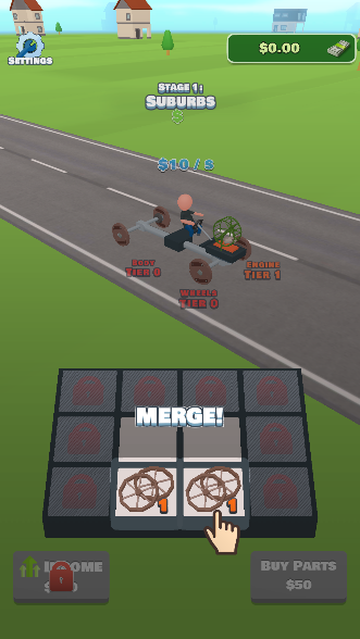 合成竞速之王赛车收集手游免广告版下载(Idle Racer)