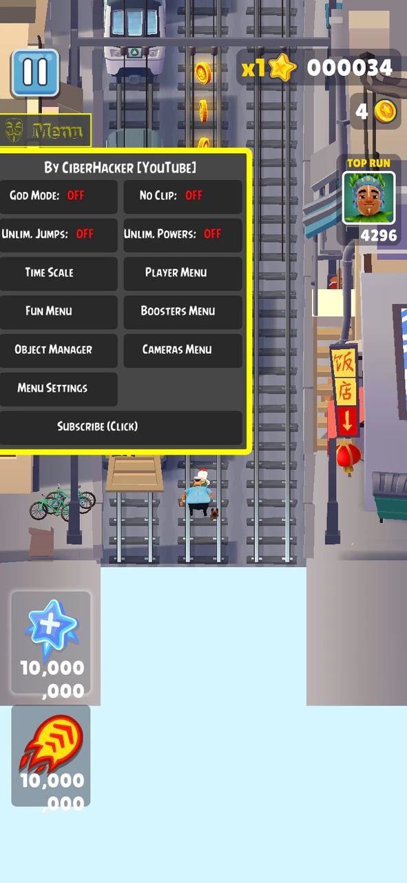 subwaysurfers内置菜单2025最新版下载 v4.0.2 安卓免费版