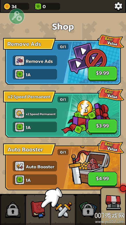 火柴人进化手游货币不减反增版下载 v1.1.4 免费版