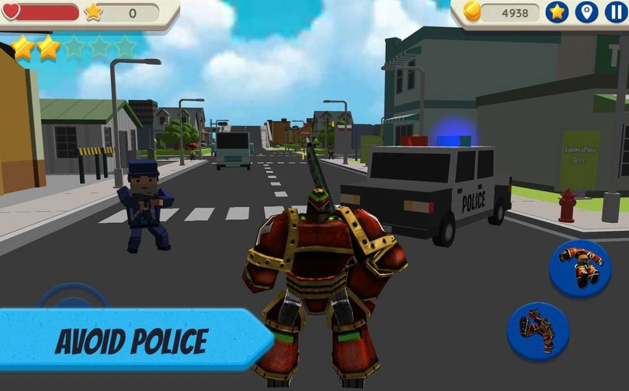 Robot Hero: City Simulator 3D中文版 v1.039 安卓版