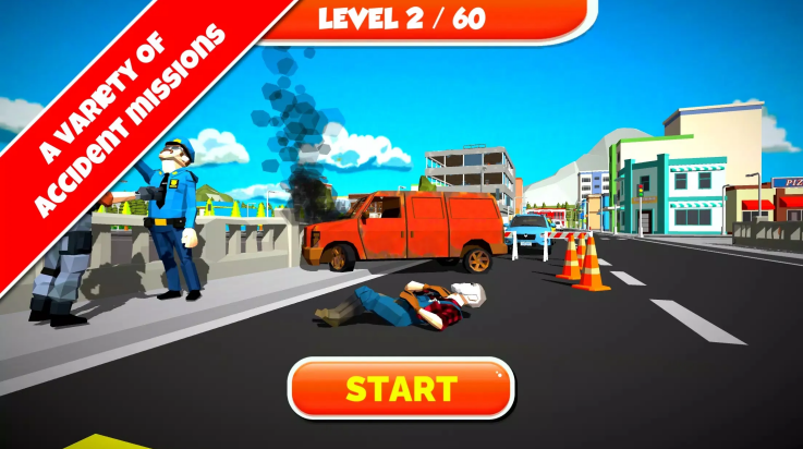 紧急城市救护车模拟器(Emergency City Ambulance) v1.05 安卓版