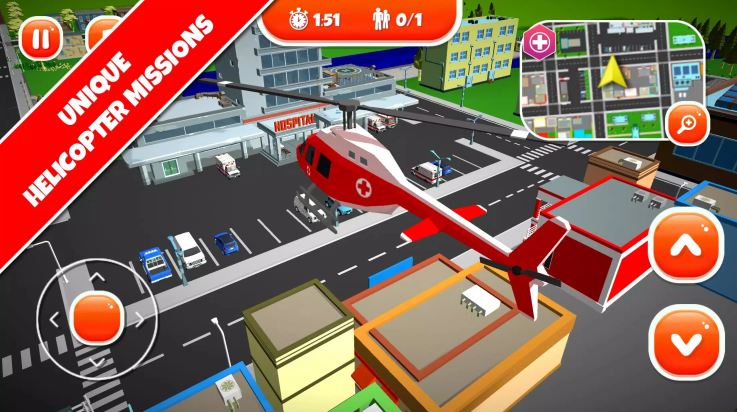 紧急城市救护车模拟器(Emergency City Ambulance) v1.05 安卓版