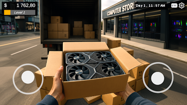 电脑游戏机商店模拟器游戏(GamingShopSimulator) v0.8.1 最新版